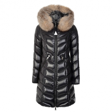 Women's Long sleeve winter Nylon Puffer Coat FO19-0281