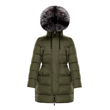 Women's Long sleeve winter Nylon Puffer Coat FO19-0282
