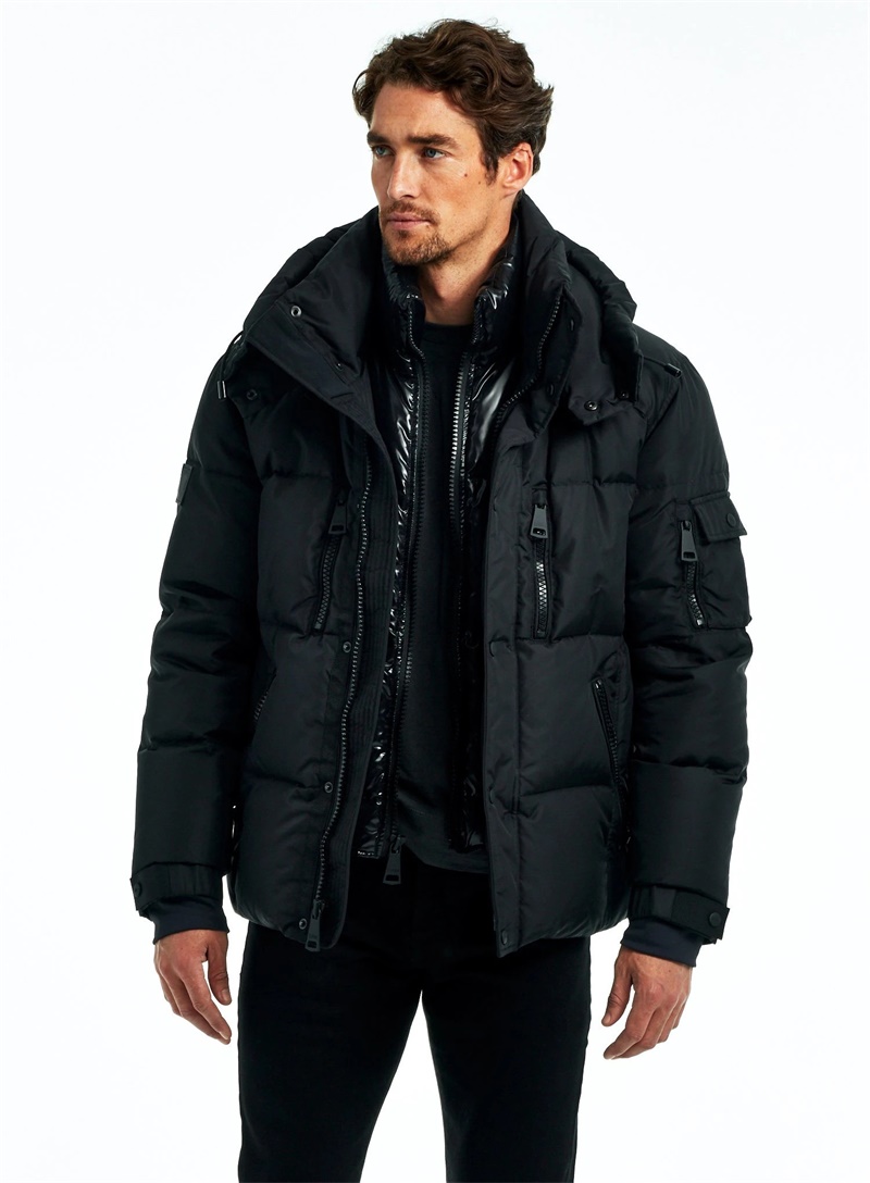Men's Long sleeve winter down jacket FO20-0094 - Puffer Jacket - Custom ...