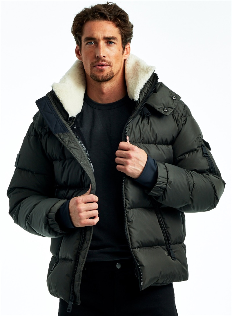 Men's Long sleeve winter down jacket FO20-0089 - Puffer Jacket - Custom ...