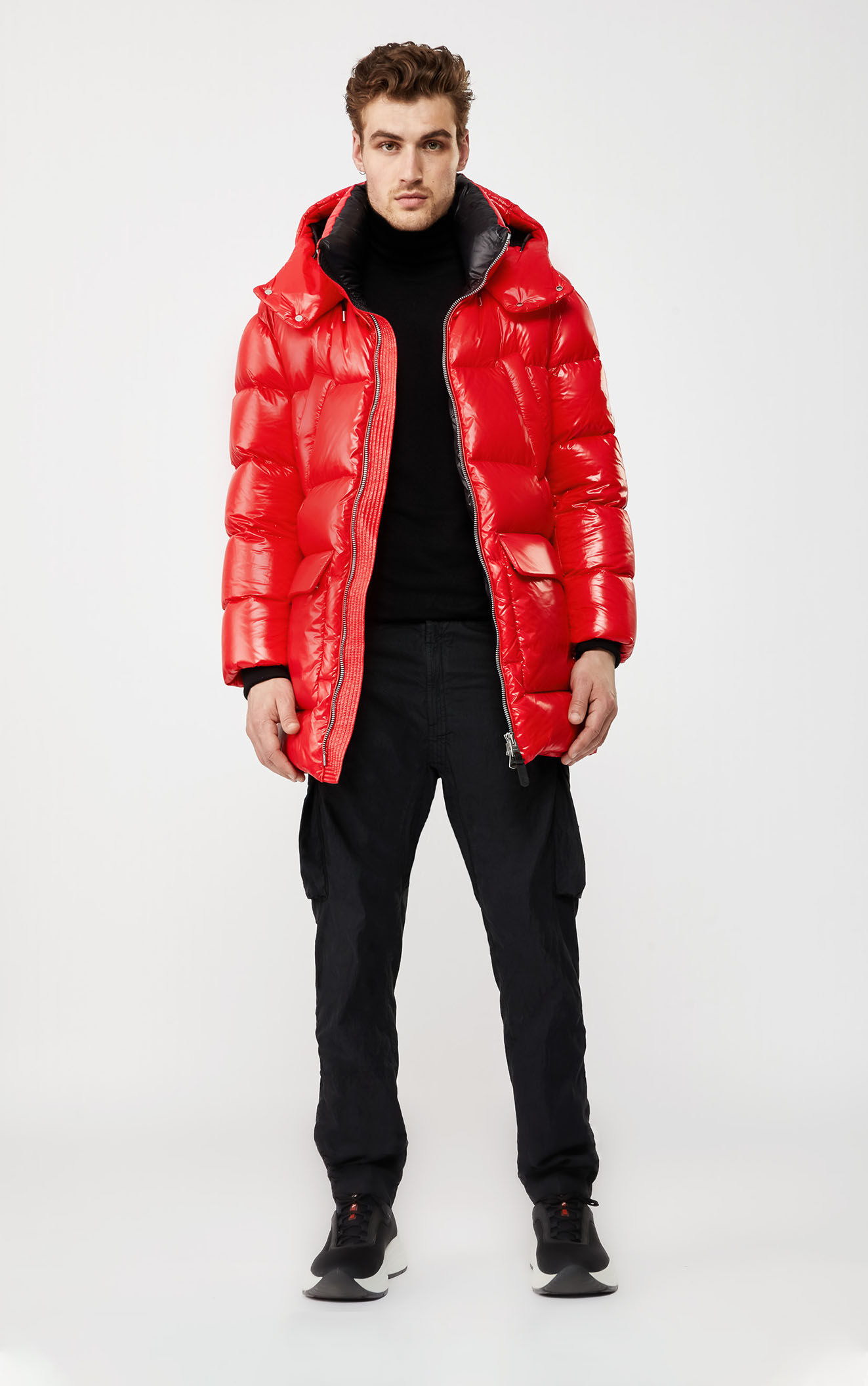 Men's Long sleeve winter down jacket FO20-0131 - Puffer Jacket - Custom ...