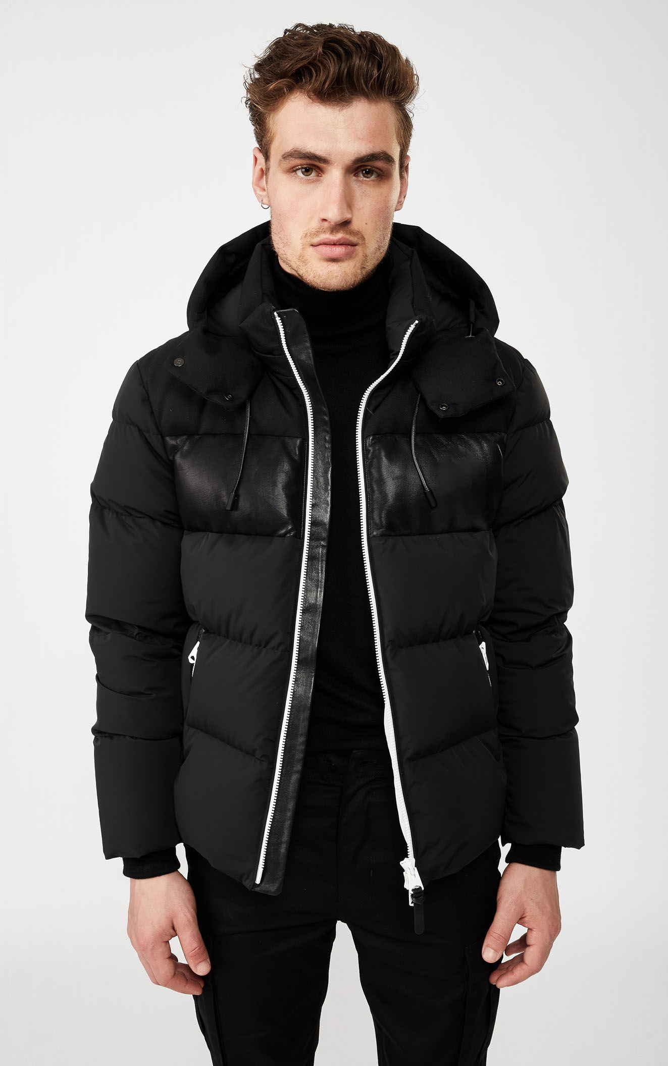 Men's Long sleeve winter down jacket FO20-0135 - Puffer Jacket - Custom ...