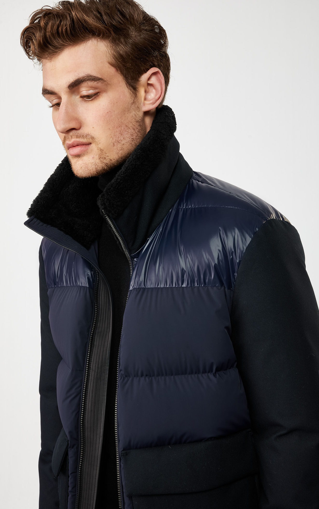 Men's Long sleeve winter down jacket FO20-0140 - Puffer Jacket - Custom ...